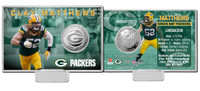 Clay Matthews Silver Coin Card