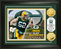 Clay Matthews Gold Coin Photo Mint