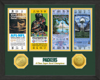 Green Bay Packers  SB Championship Ticket Collection