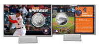 George Springer Silver Coin Card