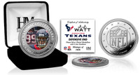 J.J. Watt Silver Color Coin
