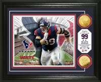 J.J. Watt Gold Coin Photo Mint