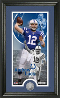Andrew Luck Supreme Minted Coin Panoramic Photo Mint