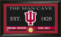Indiana University Man Cave Bronze Coin Panoramic Photo Mint