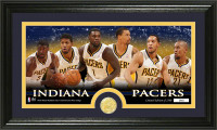 Indiana Pacers "Team Force" Bronze Coin Panoramic Photo Mint