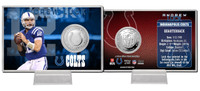 Andrew Luck Silver Coin Card