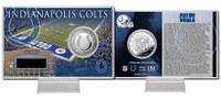 Indianapolis Colts Silver Coin Card