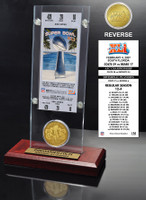 Super Bowl 41 Ticket & Game Coin Collection