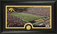 University Of Iowa Stadium Bronze Coin Panoramic Photo Mint