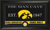 University of Iowa Man Cave Bronze Coin Panoramic Photo Mint