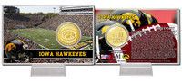 University of Iowa Bronze Coin Card