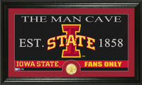 Iowa State University Man Cave Bronze Coin Panoramic Photo Mint