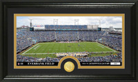 Jacksonville Jaguars Stadium Bronze Coin Panoramic Photo Mint