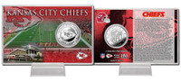 Kansas City Chiefs Silver Coin Card