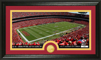 Kansas City Chiefs Stadium Bronze Coin Panoramic Photo Mint