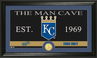 Kansas City Royals The Man Cave Bronze Coin Panoramic Photo Mint