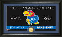 University of Kansas Man Cave Bronze Coin Panoramic Photo Mint