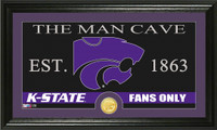 Kansas State University Man Cave Bronze Coin Panoramic Photo Mint