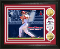 Mike Trout 2014 AL MVP Gold Coin Photo Mint
