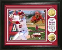 Mike Trout Gold Coin Photo Mint
