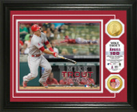 Mike Trout 100/100 Record Gold Coin Photo Mint