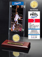 Chris Paul Ticket and Bronze Coin Desktop Acrylic