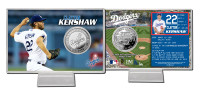 Clayton Kershaw Silver Coin Card