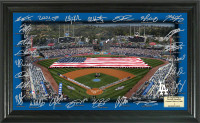   Los Angeles Dodgers 2017 Signature Field Framed LE 2017