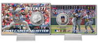 Josh Beckett No Hitter Silver Coin Card
