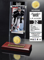 Jonathan Quick Ticket and Bronze Coin Desktop Acrylic