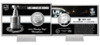 Los Angeles Kings Stanley Cup History Silver Coin Card