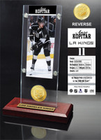 Anze Kopitar Ticket & Bronze Coin Acrylic Desk Top