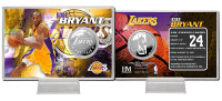 Kobe Bryant Los Angeles Lakers Silver Coin Card