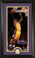 Kobe Bryant Los Angeles Lakers Bronze Coin Panoramic Photo Mint