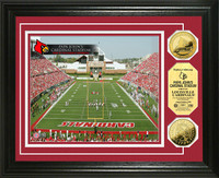 Papa Johns Cardinal Stadium 24KT Gold Coin Photomint