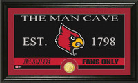 University of Louisville Man Cave Bronze Coin Panoramic Photo Mint