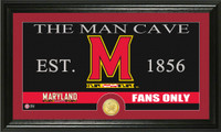 University of Maryland Man Cave Bronze Coin Panoramic Photo Mint