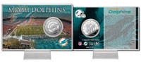 Miami Dolphins Silver Coin Card
