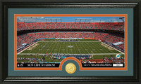 Miami Dolphins Stadium Bronze Coin Panoramic Photo Mint