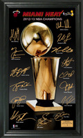 2013 NBA Champions Trophy Signature Frame