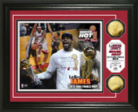 2013 NBA Finals MVP Gold Coin Photo Mint