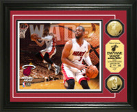 Dwayne Wade Gold Coin Photo Mint