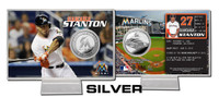 Giancarlo Stanton Silver Coin Card