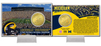 University of Michigan 11-Time National Champions Bronze Coin Card