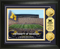 University of Michigan Stadium Gold Coin Photo Mint