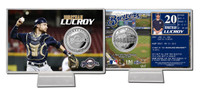 Jonathan Lucroy Silver Coin Card