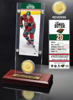 Ryan Suter Ticket and Bronze Coin Desktop Acrylic