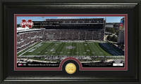 Mississippi State University Stadium Bronze Coin Panoramic Photo Mint