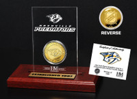 Nashville Predators Etched Acrylic Desktop