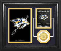 Nashville Predators Fan Memories Bronze Coin Desktop Photo Mint